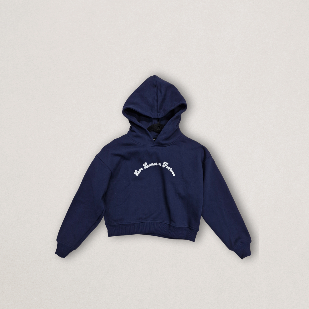 "Monday is a Holiday" Crop Hoodie