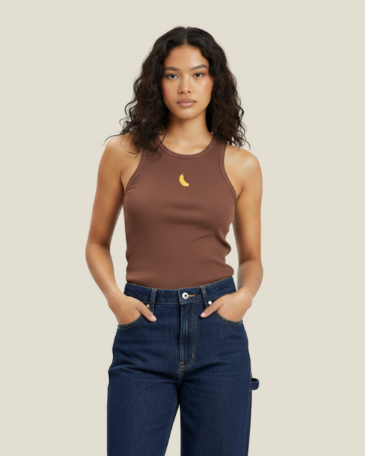 Banana brown tank top